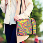 Pastel Rave Print Shoulder Strap Bible Bag