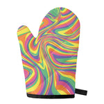 Pastel Rave Print Single Oven Mitt