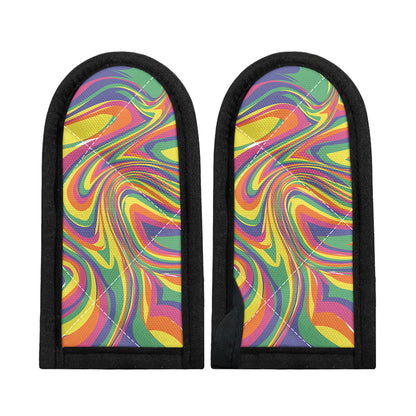 Pastel Rave Print Skillet Handle Cover