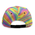 Pastel Rave Print Snapback Cap