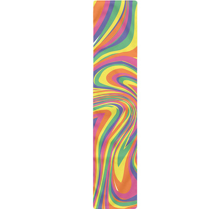 Pastel Rave Print Table Runner