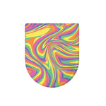 Pastel Rave Print Toilet Lid Cover