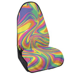 Pastel Rave Print Waterproof Car Seat Cover