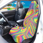Pastel Rave Print Waterproof Car Seat Cover