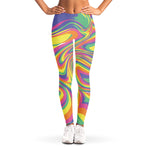 Pastel Rave Print Women's Leggings