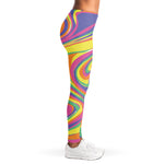 Pastel Rave Print Women's Leggings