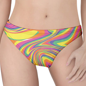 Pastel Rave Print Women's Thong