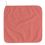 Pastel Red And Grey Tattersall Print Hand Towel