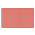 Pastel Red And Grey Tattersall Print Polyester Doormat
