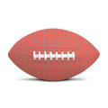 Pastel Red And Grey Tattersall Print Rugby Ball