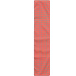 Pastel Red And Grey Tattersall Print Table Runner