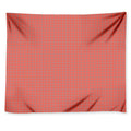 Pastel Red And Grey Tattersall Print Tapestry
