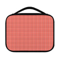 Pastel Red Tattersall Pattern Print Classic Bible Case