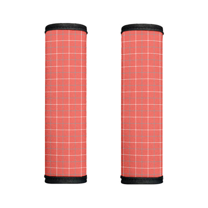Pastel Red Tattersall Pattern Print Handle Covers