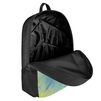 Pastel Spiral Tie Dye Print 17 Inch Backpack