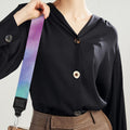 Pastel Spiral Tie Dye Print Bag Strap