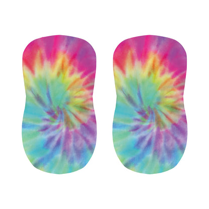 Pastel Spiral Tie Dye Print Bar Stool Covers