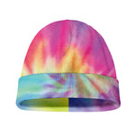 Pastel Spiral Tie Dye Print Beanie