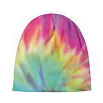 Pastel Spiral Tie Dye Print Beanie