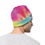 Pastel Spiral Tie Dye Print Beanie