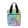 Pastel Spiral Tie Dye Print Bible Tote Bag