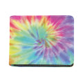 Pastel Spiral Tie Dye Print Bifold Wallet