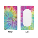 Pastel Spiral Tie Dye Print Changing Pad Cover