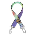 Pastel Spiral Tie Dye Print Dog Seat Belt