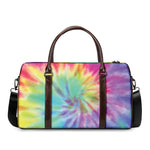 Pastel Spiral Tie Dye Print Duffle Bag