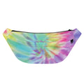 Pastel Spiral Tie Dye Print Fanny Pack