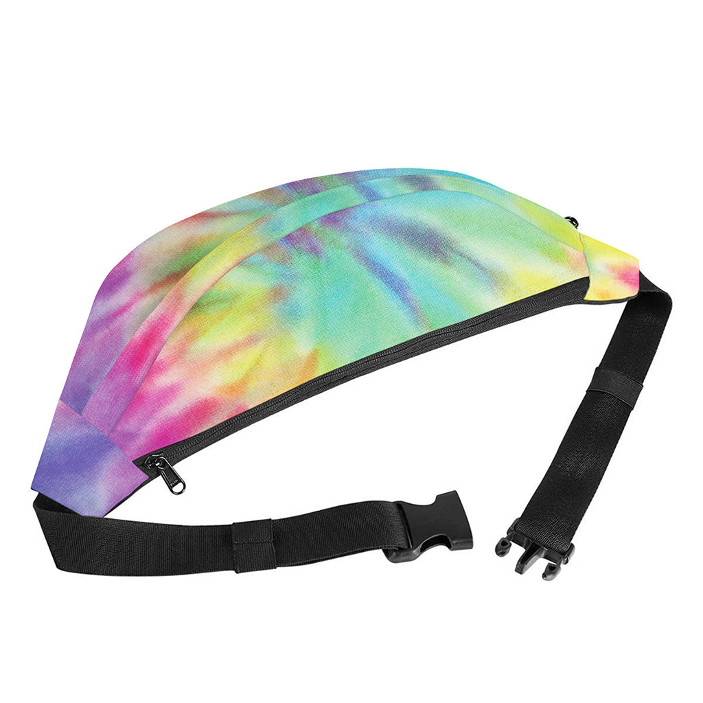 Pastel Spiral Tie Dye Print Fanny Pack
