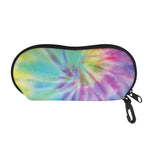 Pastel Spiral Tie Dye Print Glasses Case