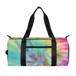 Pastel Spiral Tie Dye Print Gym Bag