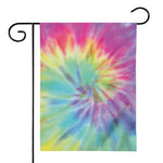 Pastel Spiral Tie Dye Print House Flag