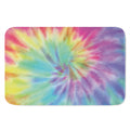 Pastel Spiral Tie Dye Print Indoor Door Mat