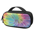 Pastel Spiral Tie Dye Print Portable Cooler Travel Case
