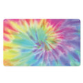 Pastel Spiral Tie Dye Print Polyester Doormat
