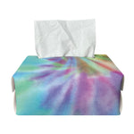 Pastel Spiral Tie Dye Print Rectangle Tissue Box Cover