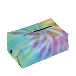 Pastel Spiral Tie Dye Print Rectangle Tissue Box Cover