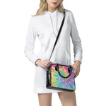 Pastel Spiral Tie Dye Print Shoulder Handbag