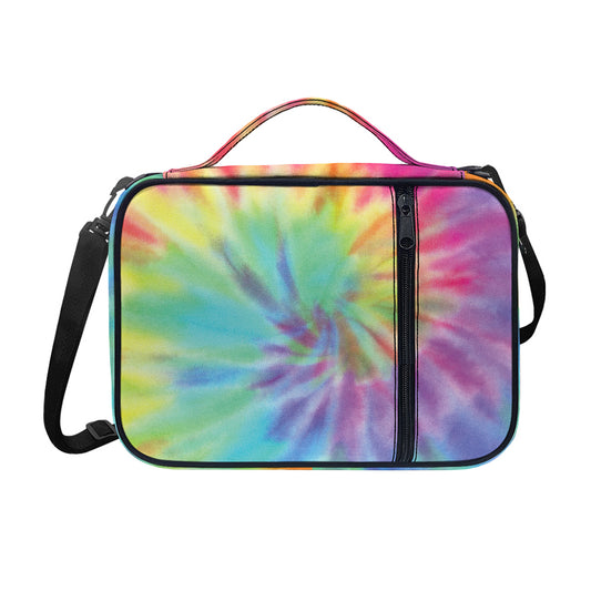 Pastel Spiral Tie Dye Print Shoulder Strap Bible Bag