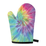 Pastel Spiral Tie Dye Print Single Oven Mitt