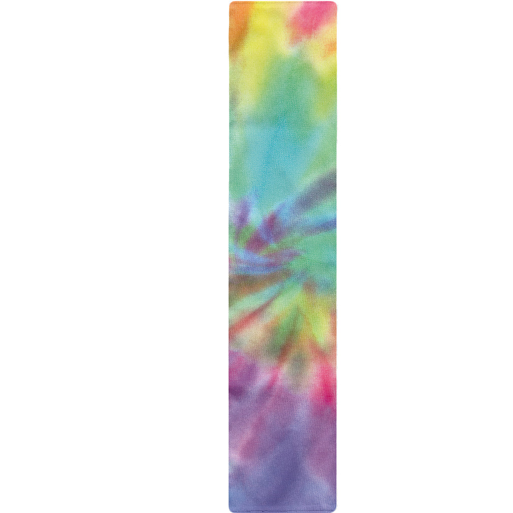 Pastel Spiral Tie Dye Print Table Runner