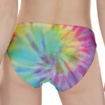 Pastel Spiral Tie Dye Print Women's Panties
