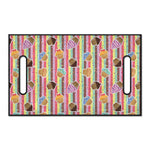 Pastel Striped Cupcake Pattern Print Golf Cart Seat Cover