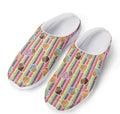 Pastel Striped Cupcake Pattern Print Mesh Casual Shoes
