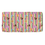 Pastel Striped Cupcake Pattern Print Towel