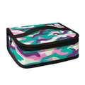 Pastel Teal And Purple Camouflage Print Small Lunch Bag