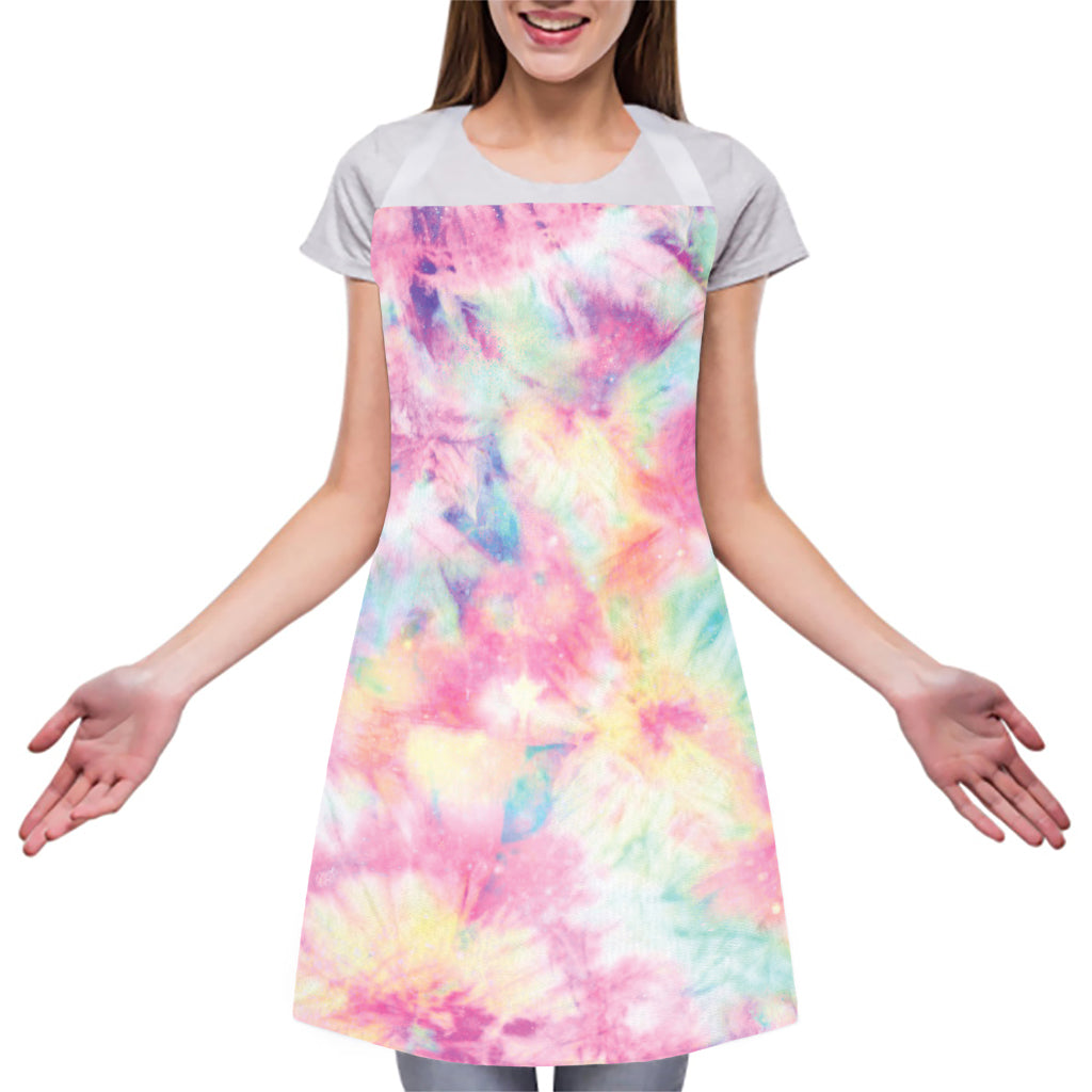Pastel Tie Dye Print Adjustable Apron