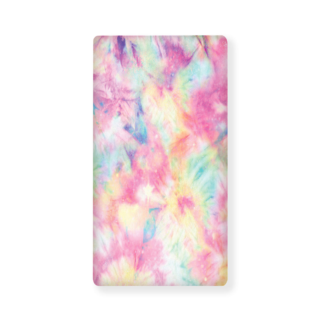 Pastel Tie Dye Print Baby Crib Sheet